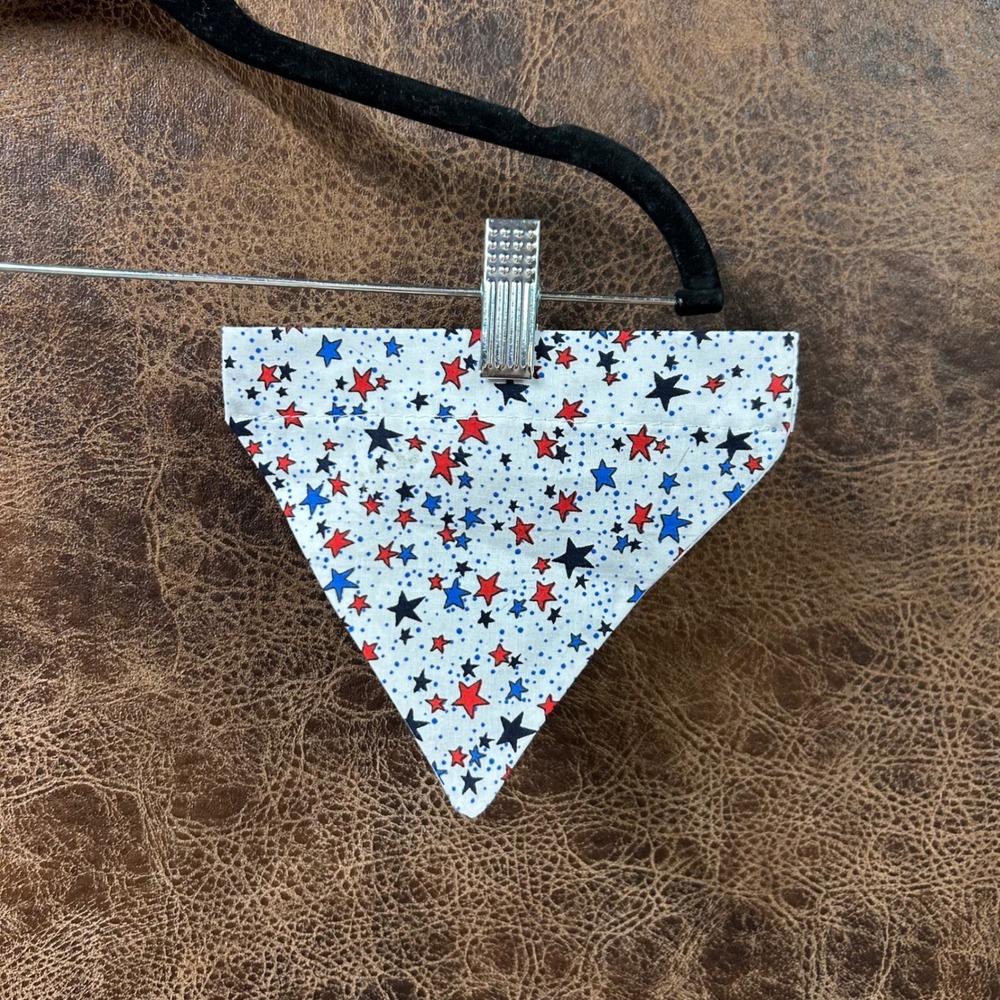 America USA Patriotic Red White Blue Star For Small To XS Dog Pet